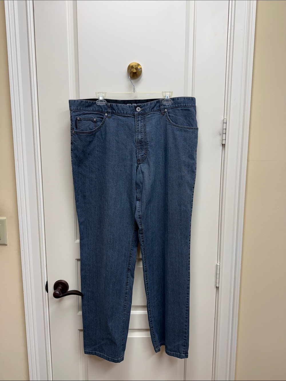 Alberto Men's Straight Fit Denim Jeans in Blue